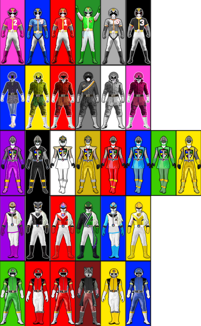 My Power Rangers Teams by Macaulayb123 on DeviantArt