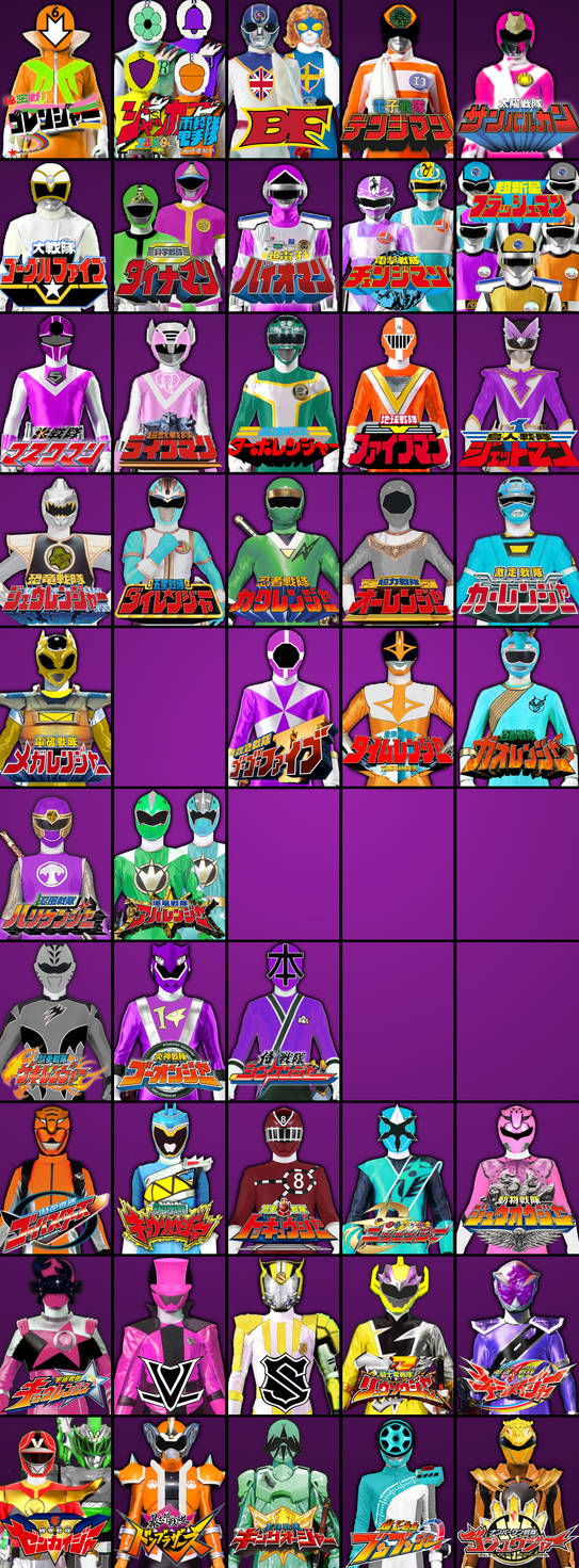 My Fan Made Super Sentai Rangers (So Far) by Macaulayb123 on DeviantArt