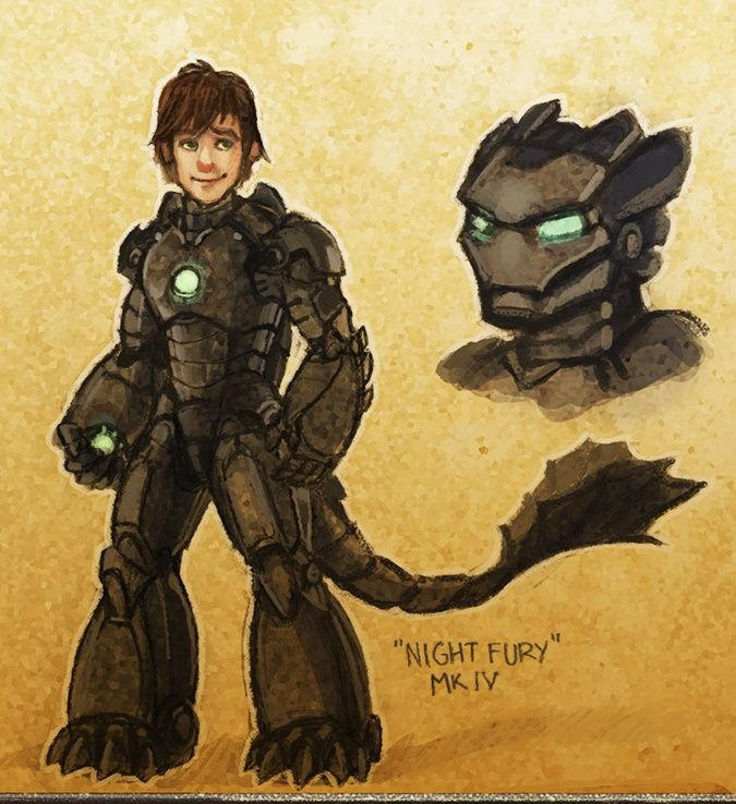 Toothless Iron Man armor by Indo-drawers on DeviantArt