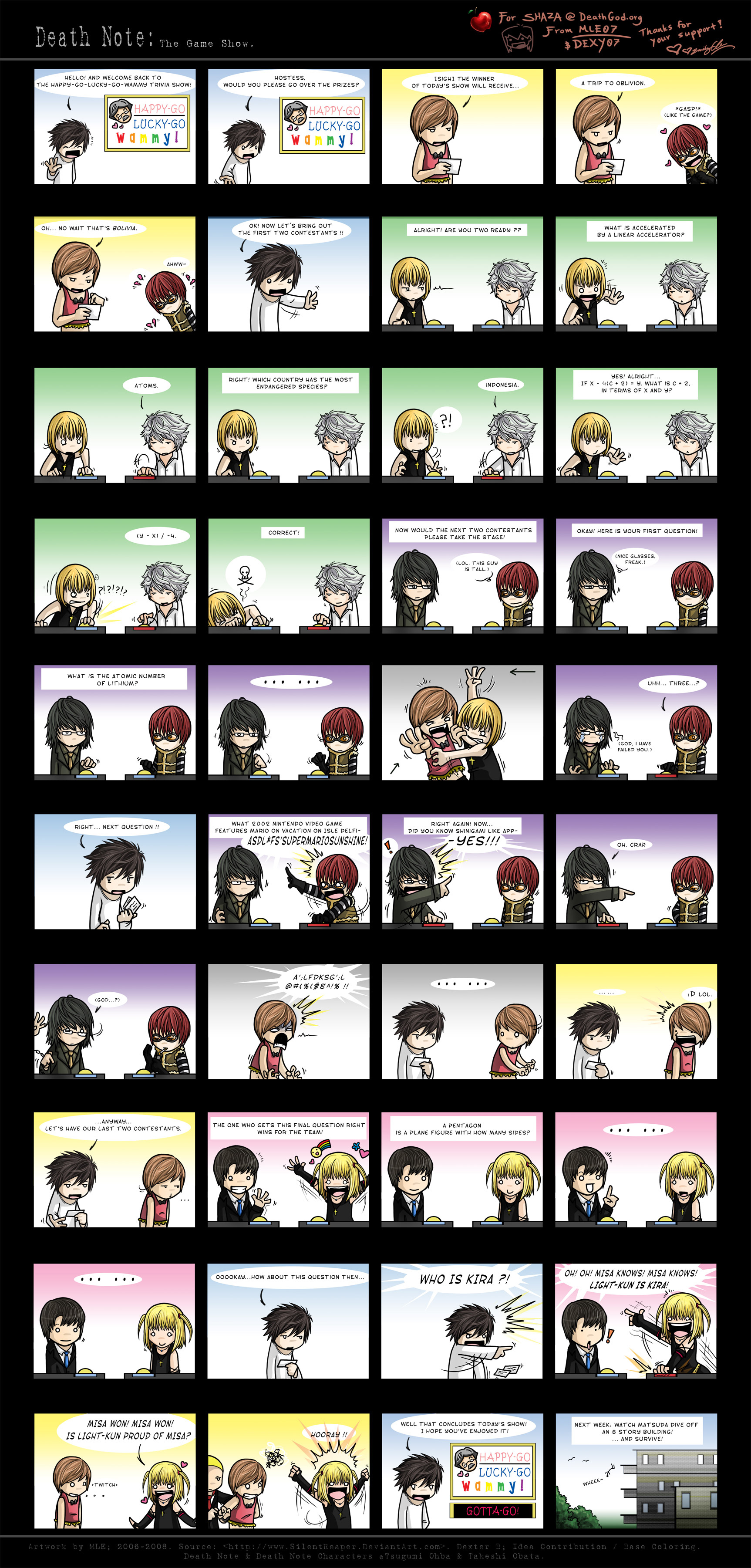 Death Note: The Game Show. by eychanchan
