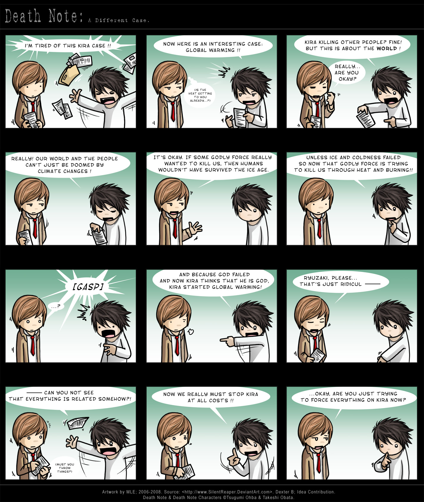 Dead Note Comics Death Note Chibi Comics