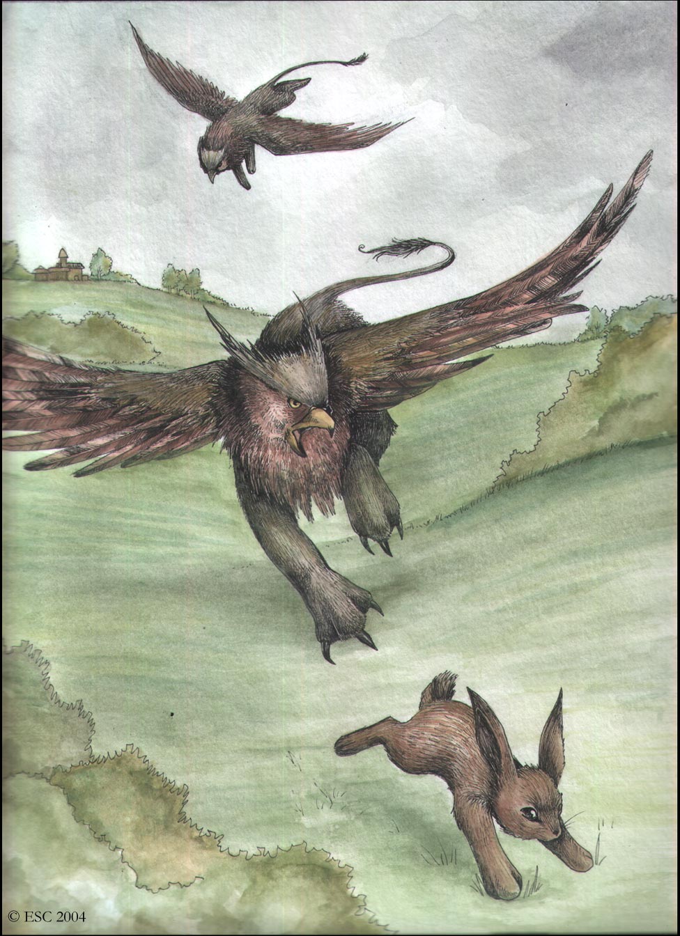 Hunting Griffons