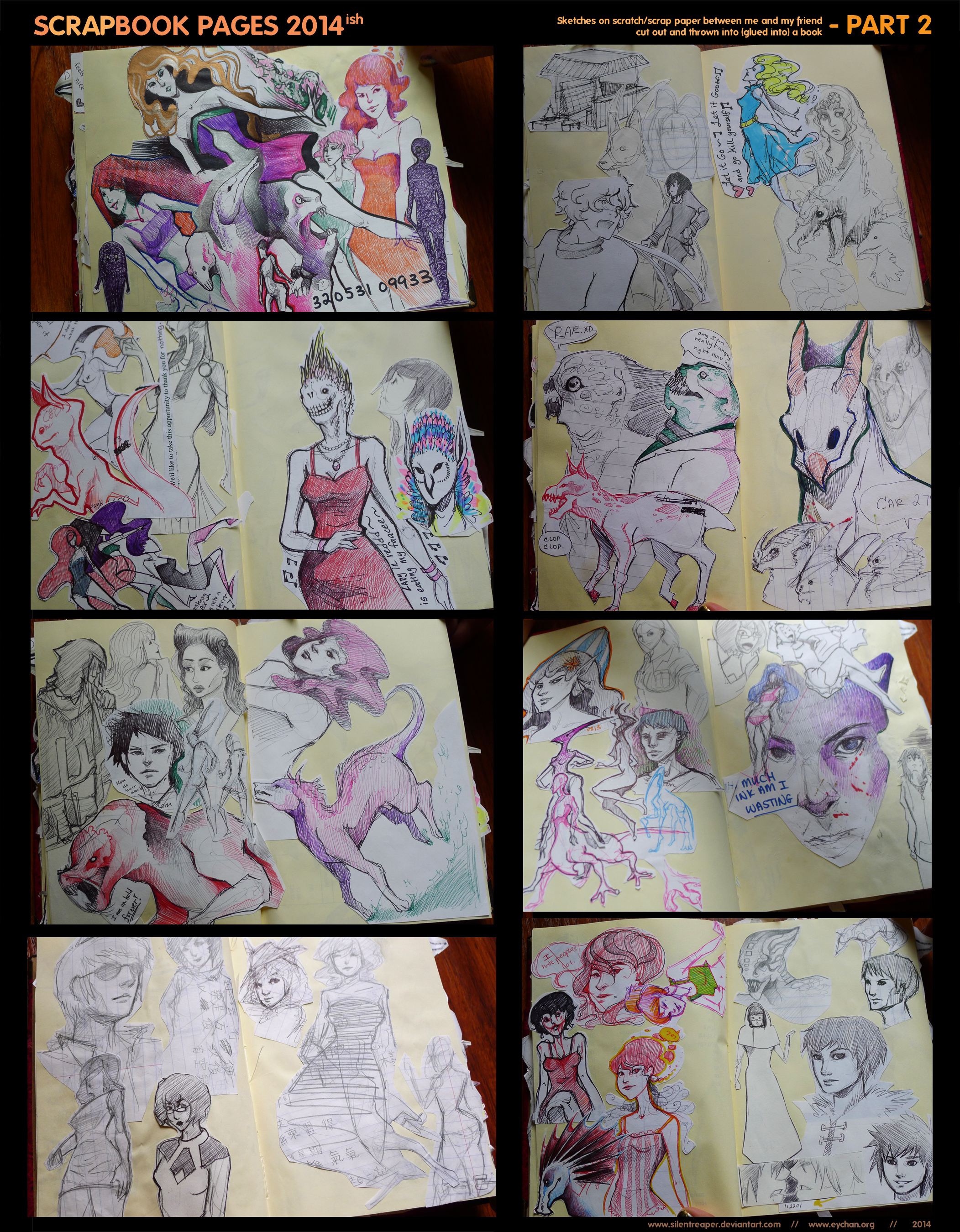 Scrapbook Sketch Pages - PART 2