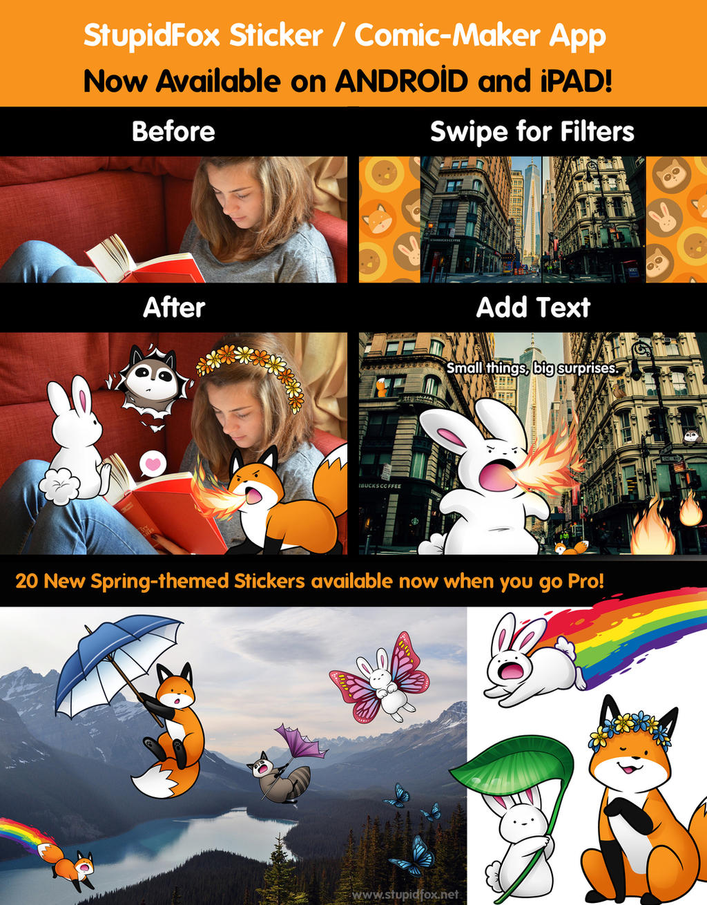 Stupidfox Sticker StupidFox App: Now for Android and iPad! by eychanchan on DeviantArt