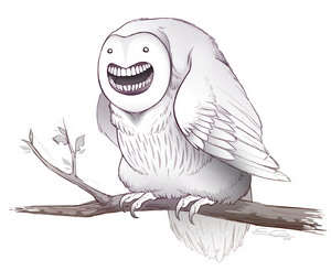 Fat Happy Owl