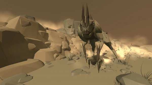 TiltBrush - Rocky Creature by eychanchan on DeviantArt