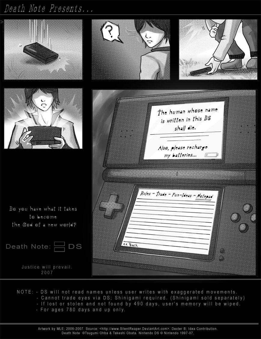 Death Note: DS Parody Ad