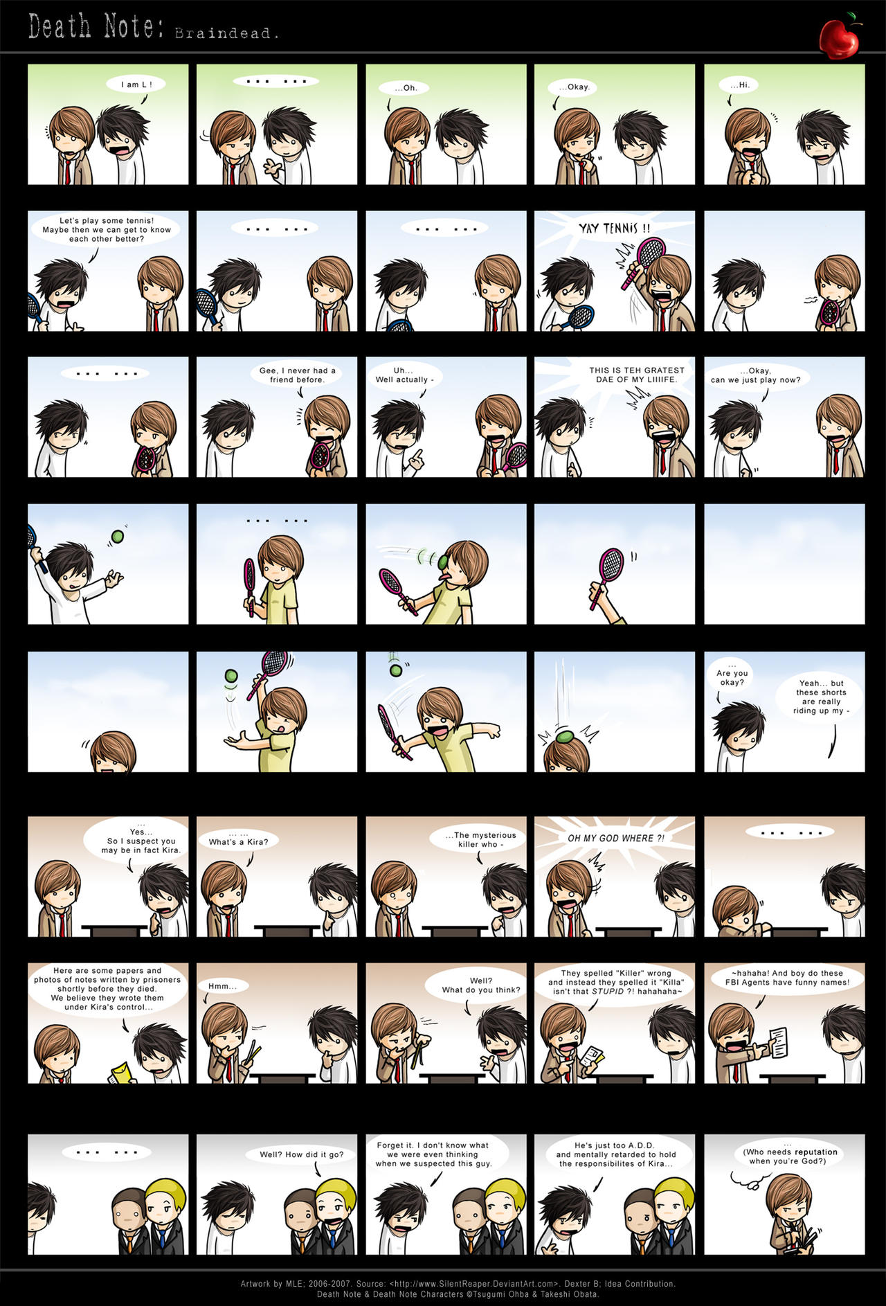 Death Note: Braindead. by eychanchan