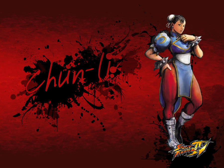 Street Fighter IV Chun-li-red by spliterbg on DeviantArt