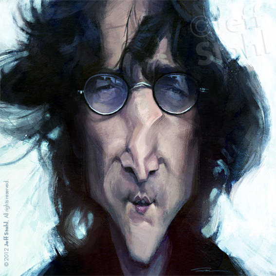 John Lennon, by Jeff Stahl by JeffStahl