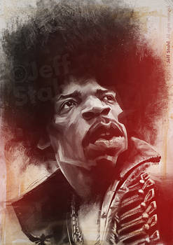 Jimi Hendrix, by Jeff Stahl