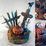 Halloween handmade miniature diorama