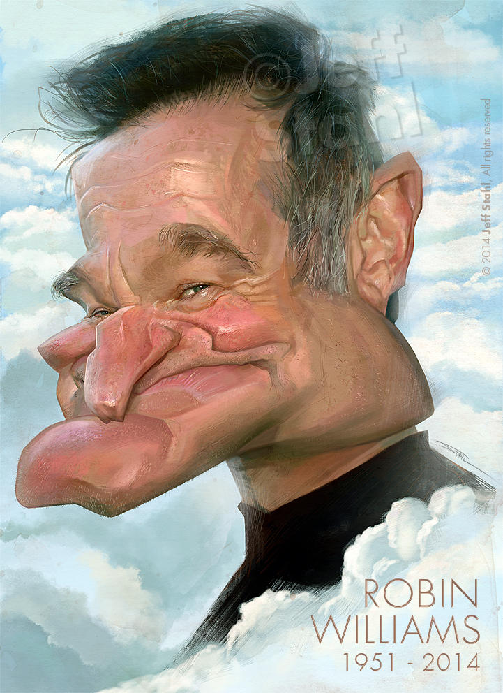 Robin Williams, by Jeff Stahl