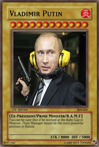 Vladimir putin yugioh card