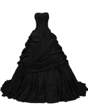 Black Ball Gown PNG