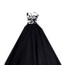 Black Ball Gown 2 PNG