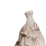 Ivory Wedding Dress PNG