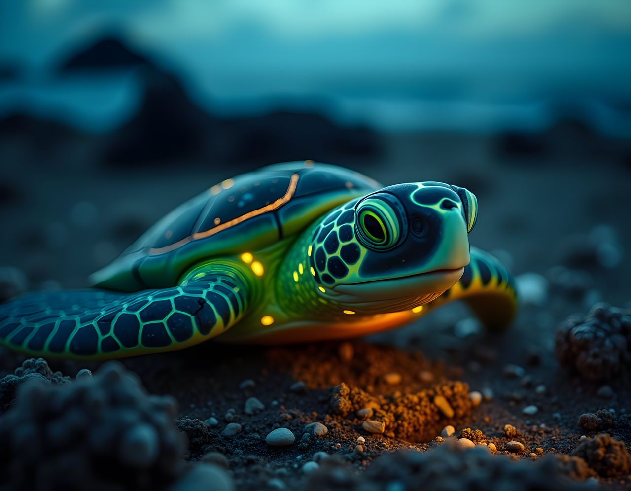 #Turtle 2 by GenerativeCurvesAI on DeviantArt