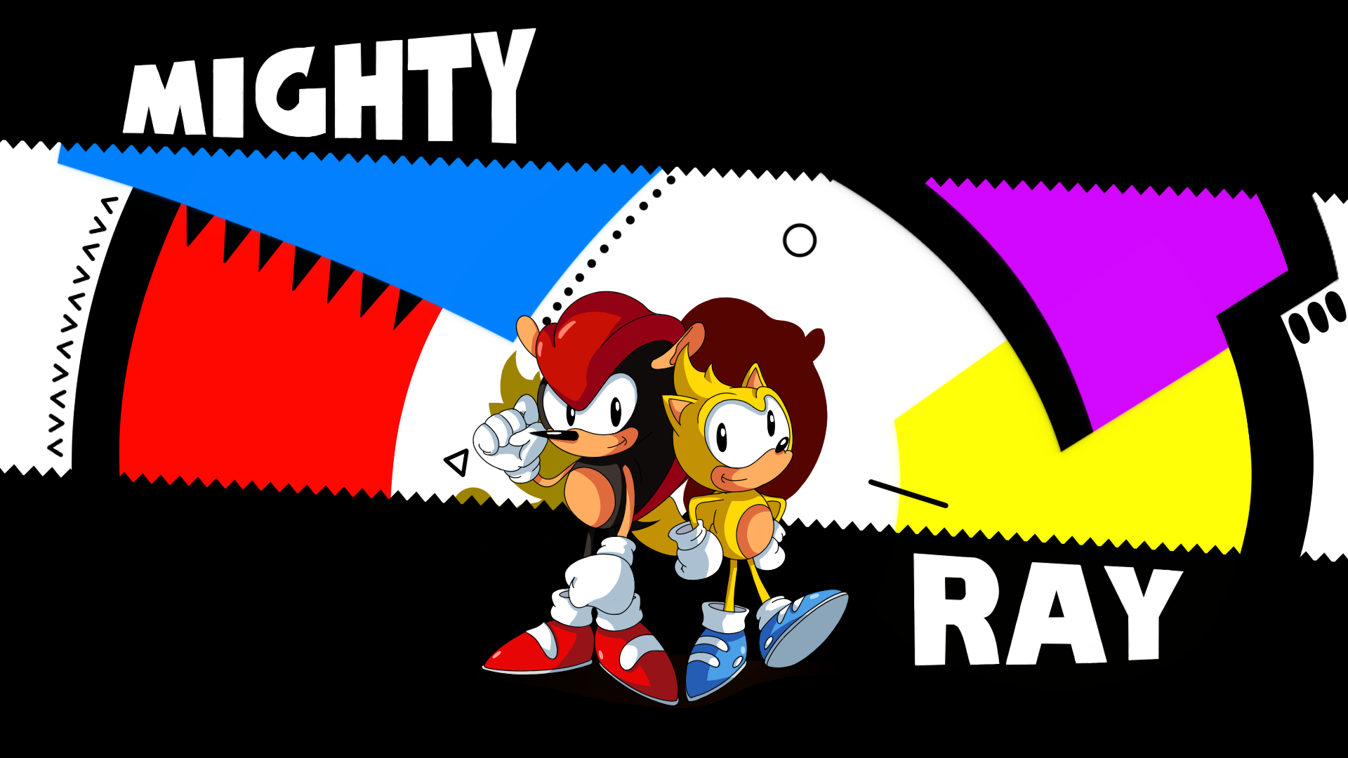 Classic Sonic Wallpaper Set 3 - Mighty and Ray by Kamicciolo on DeviantArt