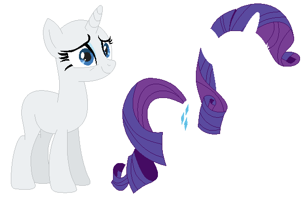 MLP Rarity Base by TekoBases on DeviantArt