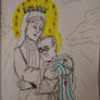 En tus brazos quiero descansar (dibujo)