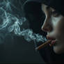girl smoking