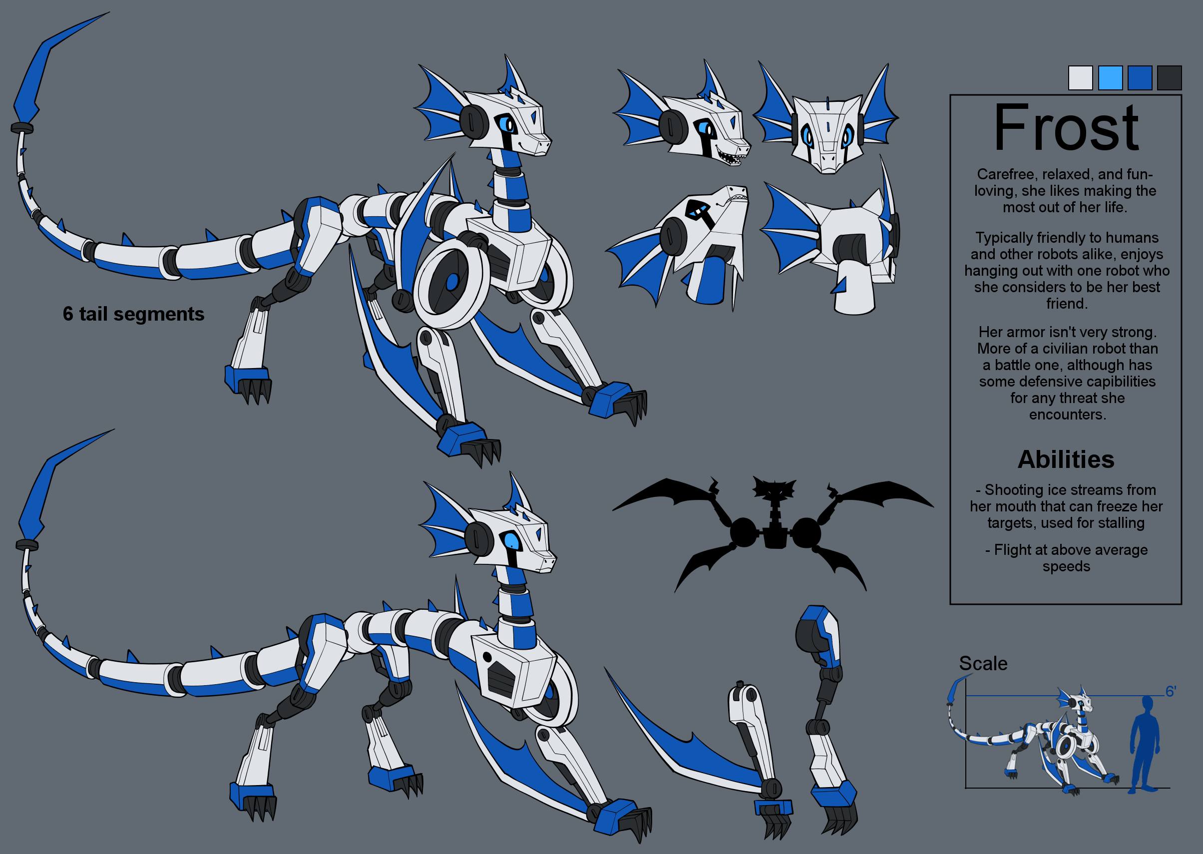 Frost reference sheet (2019) by Laser-Fire on DeviantArt