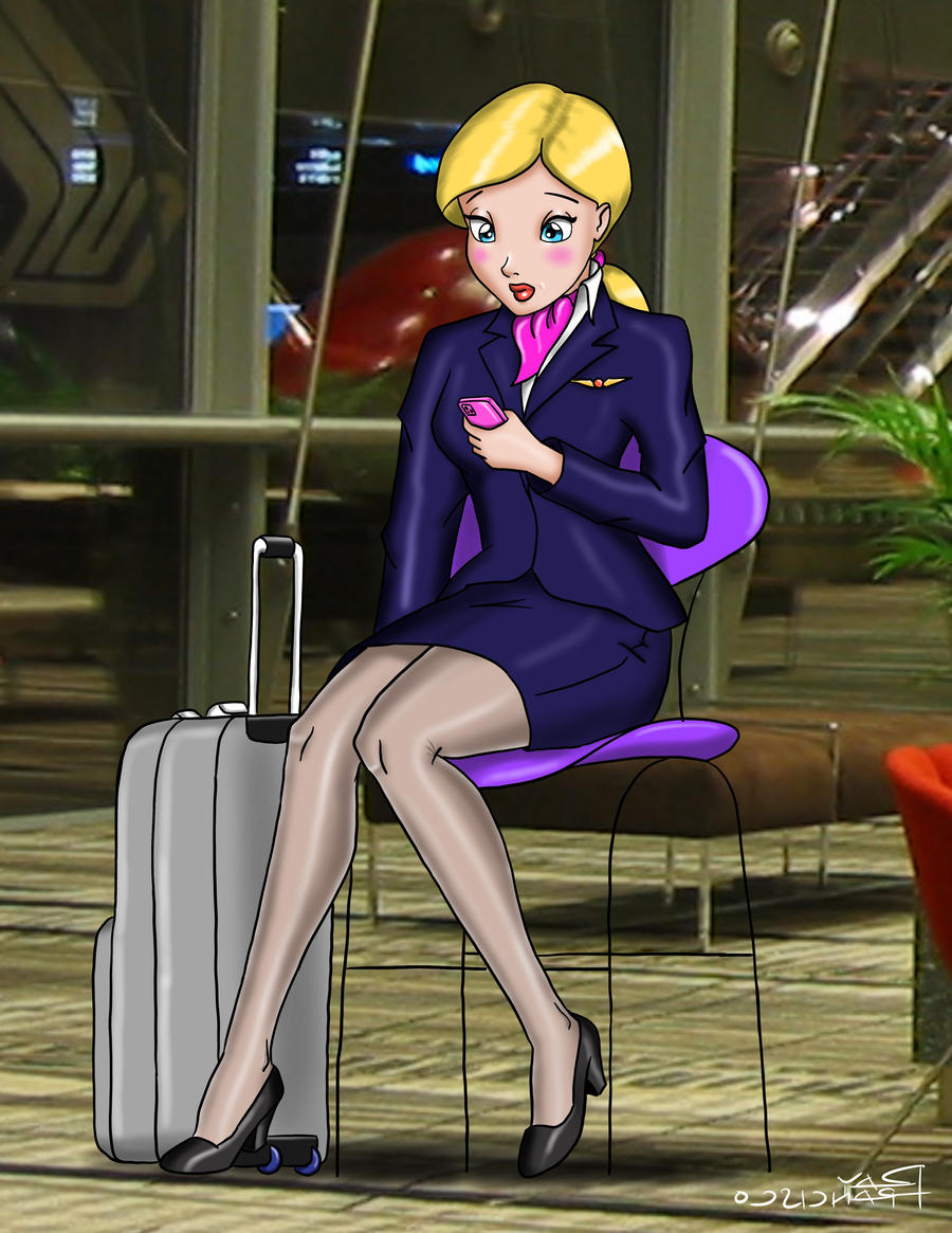 Flight Attendant At The Terminal by Anime-Ray on DeviantArt Flight Attendant At The Terminal by Anime-Ray on DeviantArt