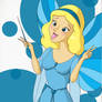 Blue Fairy Funny Face