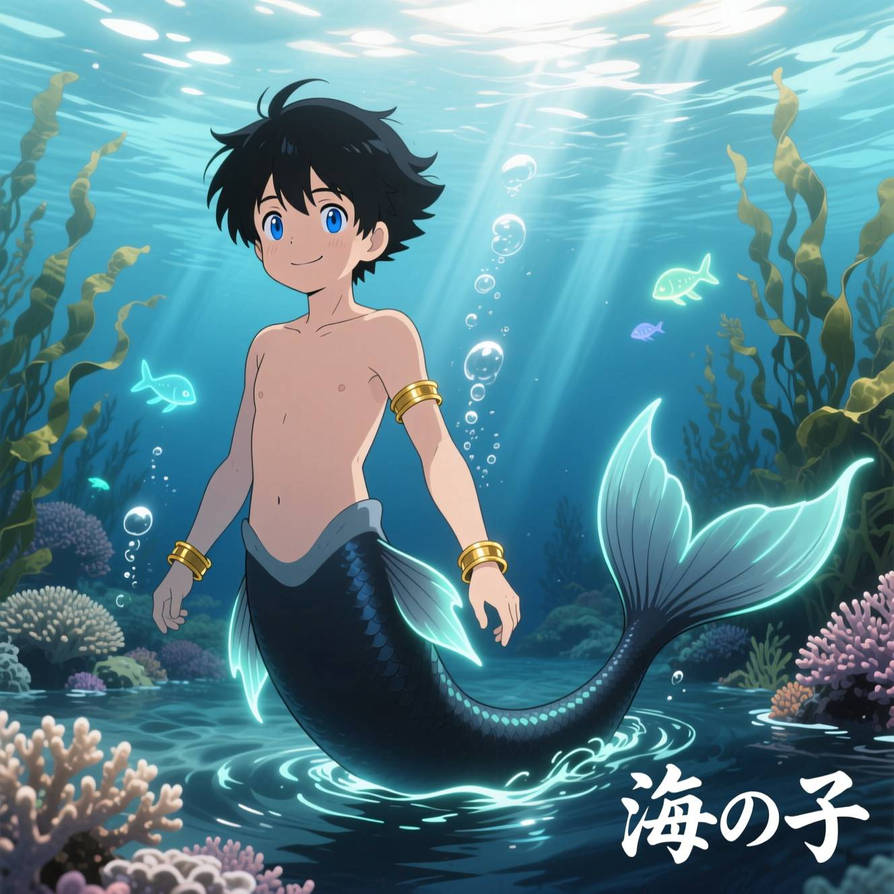 Merboy Octopus Kaijin the Merboy Anime Art. by juanvargas6600 on DeviantArt