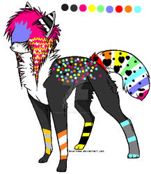 10 Points Sparkle Dog Adotable