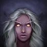 Night Elf Warcraft - Portrait