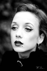 my beautiful Elina bw by TheAutumnLeaves