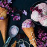 lilac and ice cream