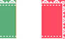 Lace Italian Flag Stamp