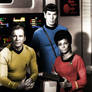 Captain Kirk, Spock and Uhura