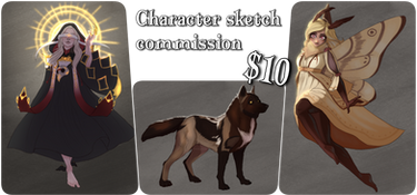 Character Sketch Commissions [CLOSED]