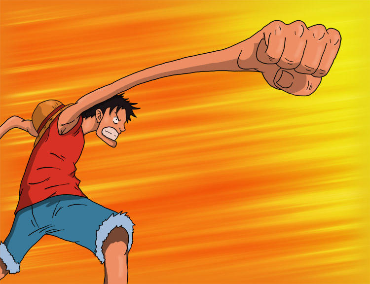 Luffy Gomu Gomu no Pistol by Mike2D on DeviantArt