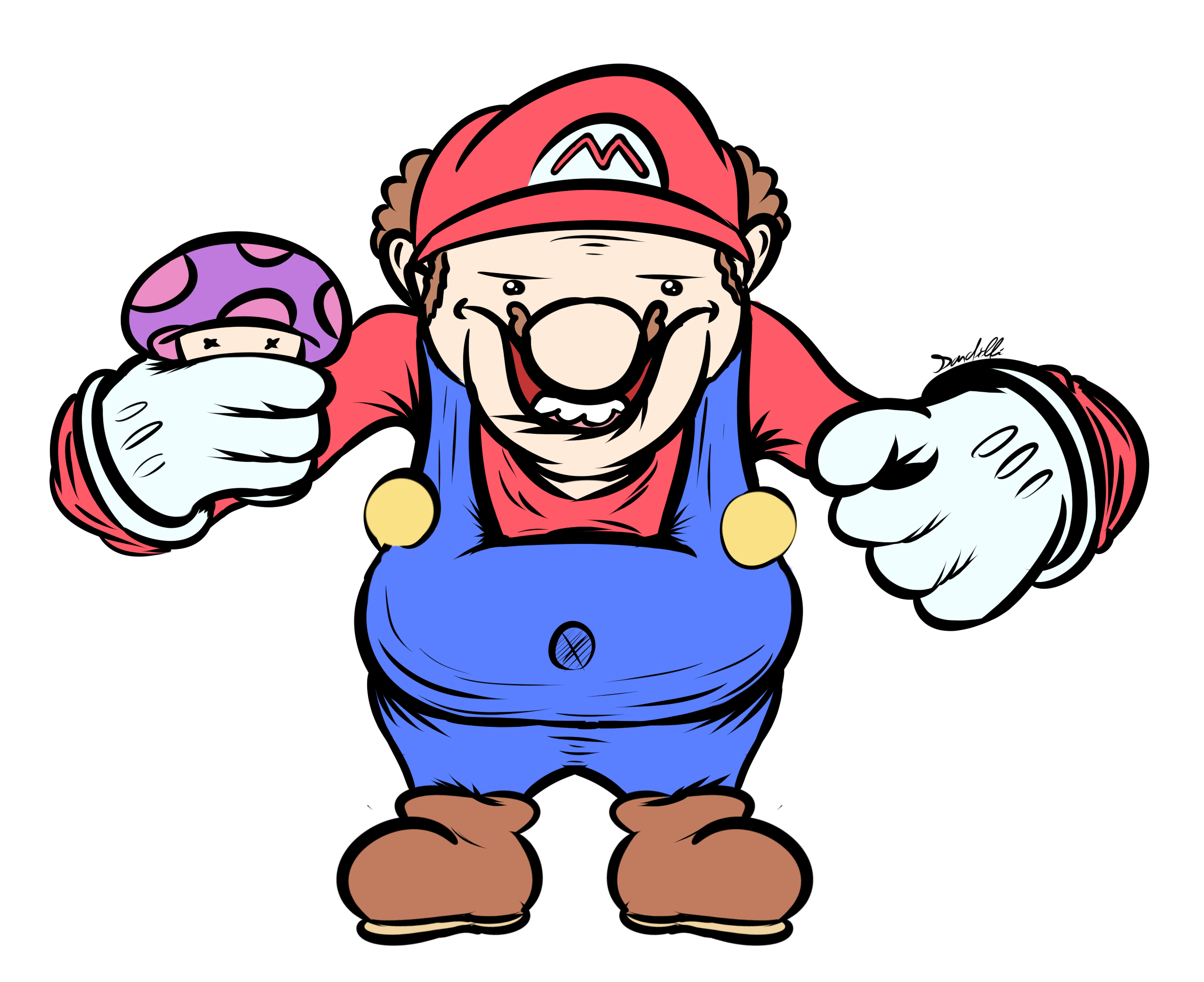 Bootleg Mario by Dandilli on DeviantArt