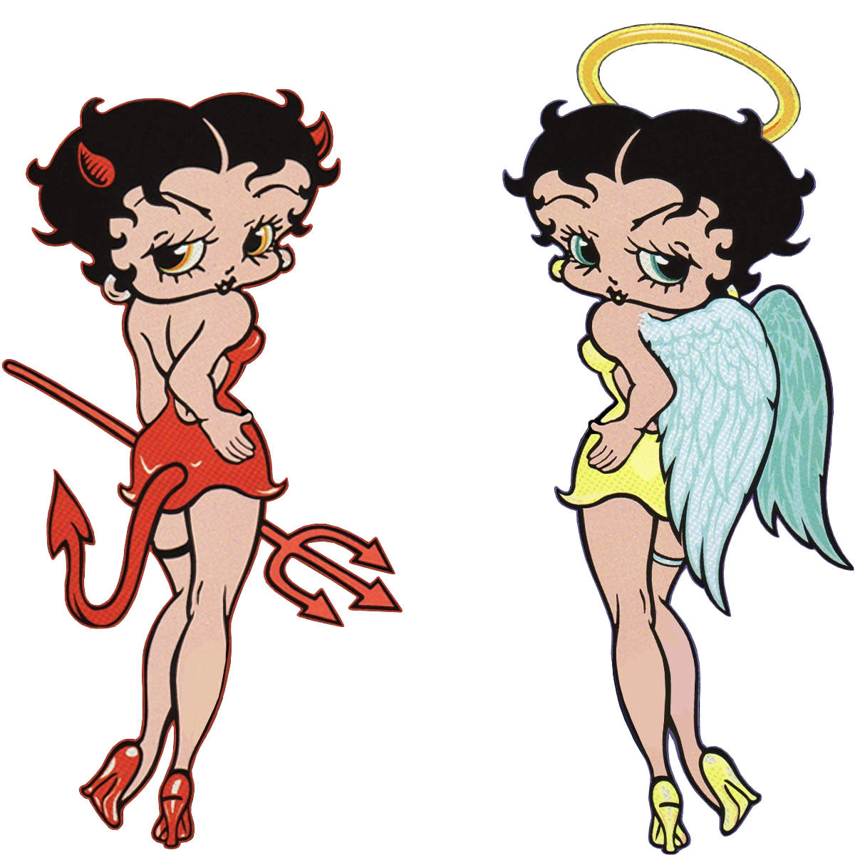 angel x devil betty boop png edit by boltun on DeviantArt