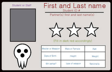 New Soul Eater OC ID by Darkdood-pixels