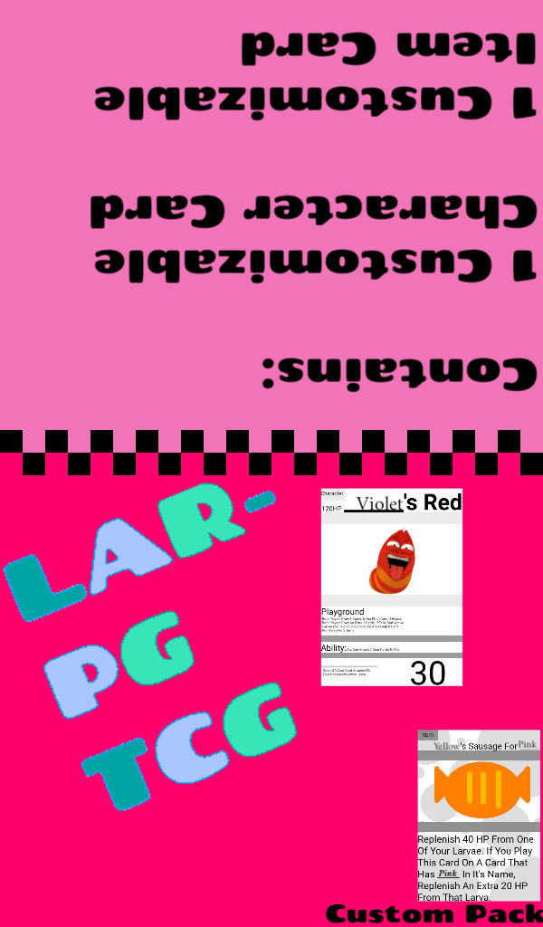 Minor Custom Pack Custom Pack 1 by LARPGTCGOfficial on DeviantArt