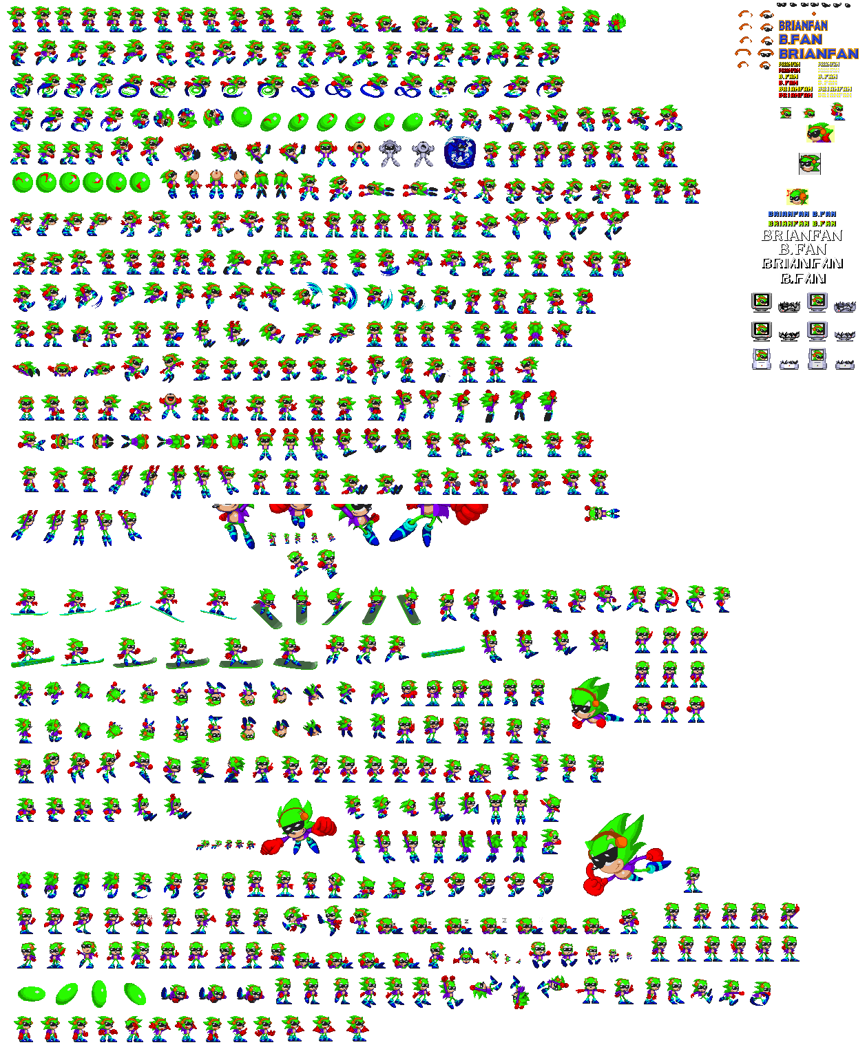 Custom Classic Sonic Sprite Sheet by Adanishedgehog2011 on DeviantArt