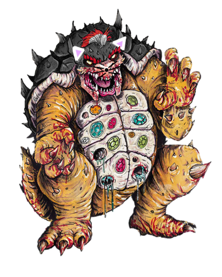 Dark Meowser Deviantart Roo Nightmare Meowser by brianfan7650 on DeviantArt