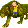 Caillou Monster Tiger