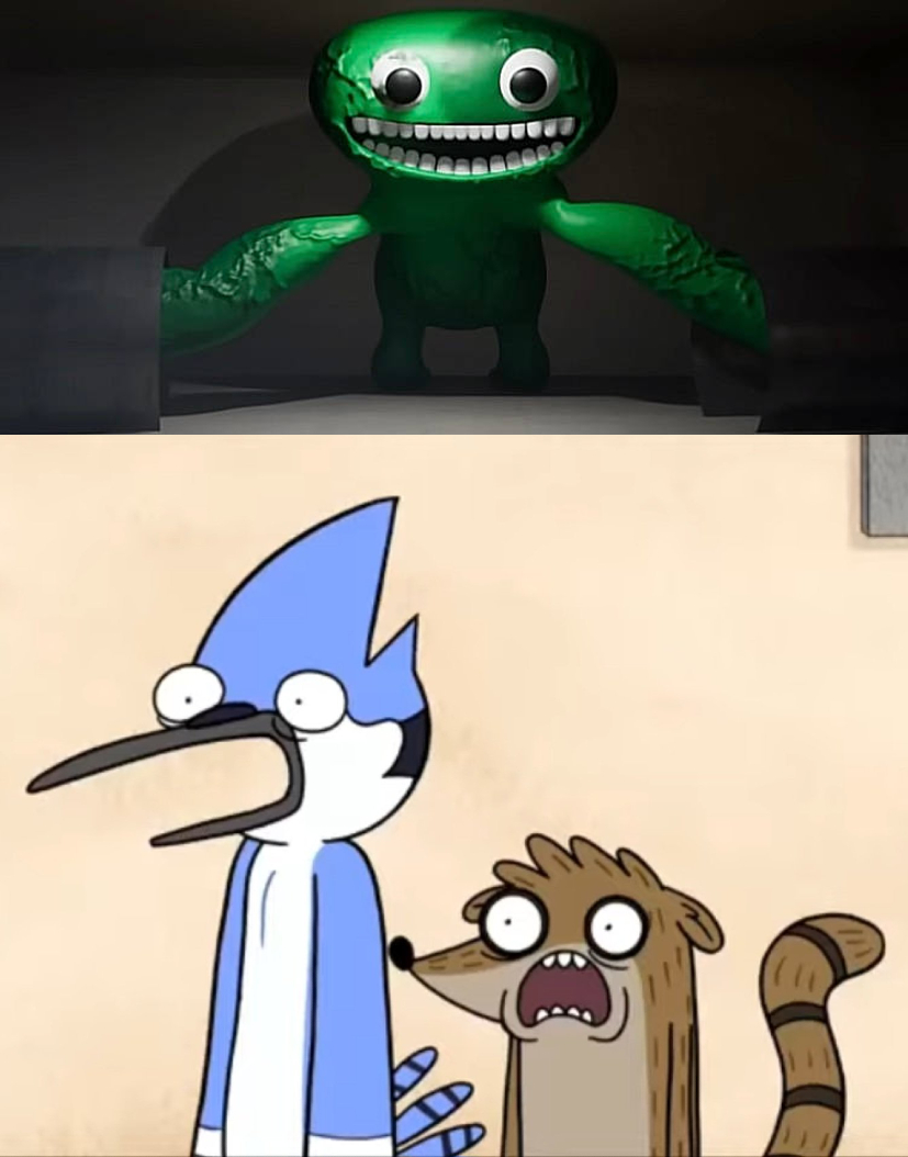 Rigby Scared Face by Cartoonishly on DeviantArt