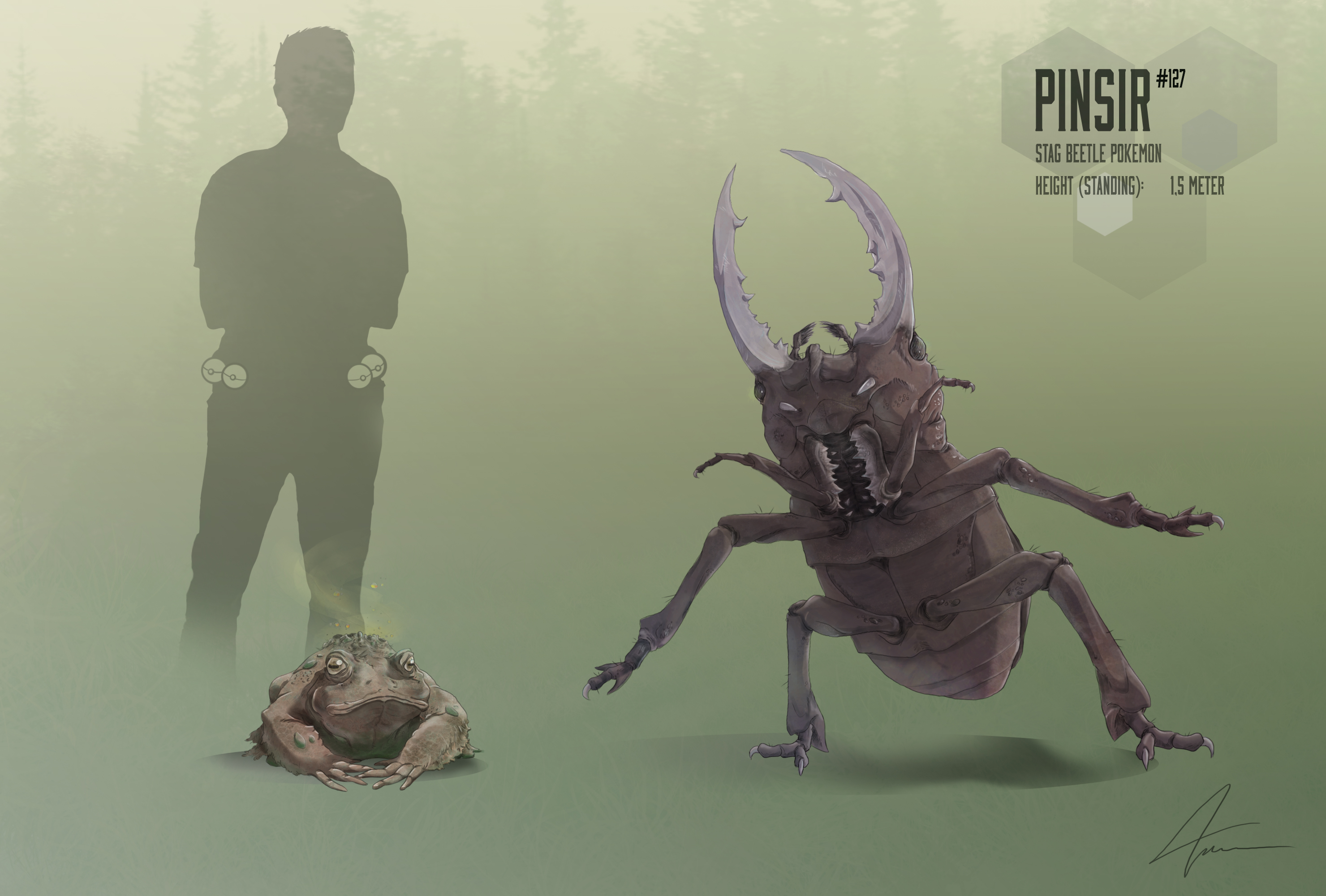 Pinsir #127 - Realistic Pokemon