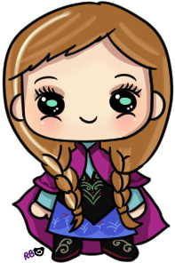 Anna from Frozen Small Chubby Chibi