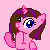 Gift: Pink Flame clapping icon