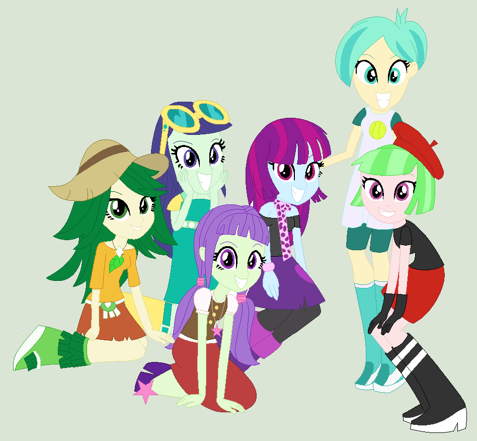 EQG Background Characters Main six